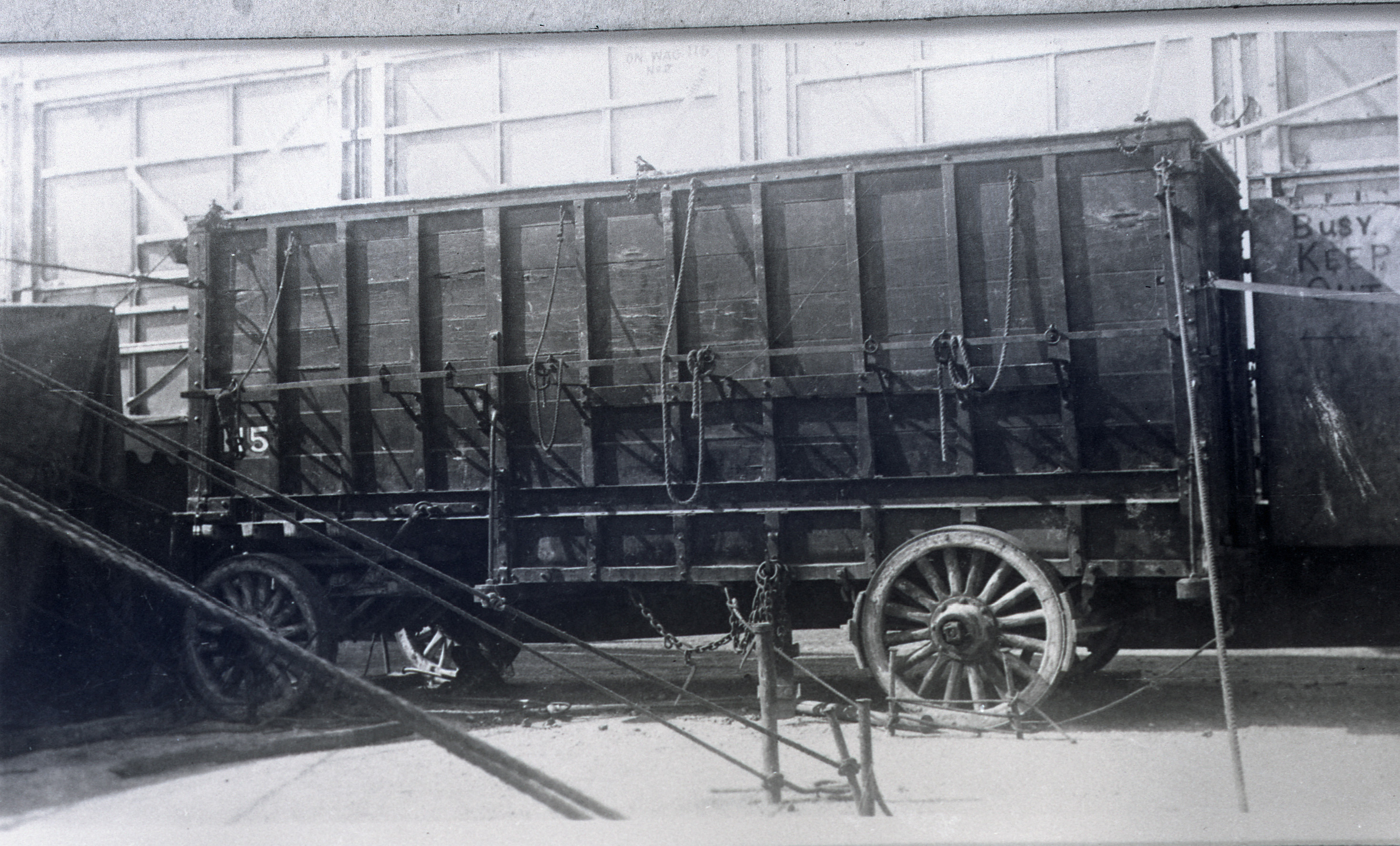 Ringling Bros Barnum   Bailey  1935Side Show back panels and side show wagon Posted 2-of 13
